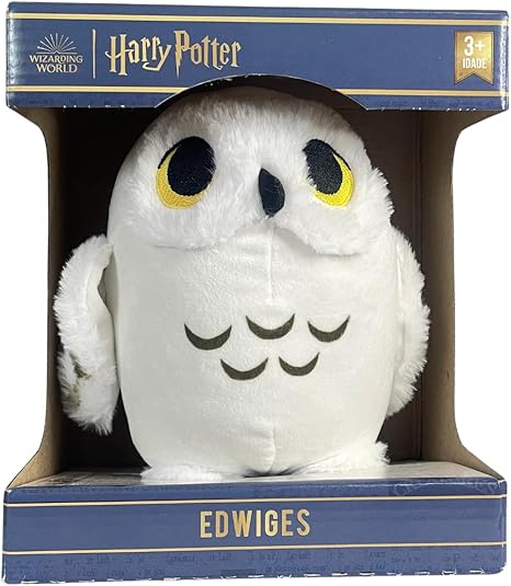 Pelúcia Edwiges Harry Potter Coruja Licenciada Warner Bros Splash Toys
