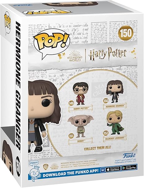 POP! HARRY POTTER - HERMIONE GRANGER SEGURANDO ESPELHO #150 – FUNKO