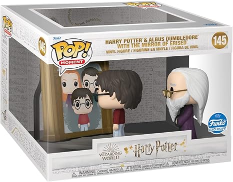 Funko: POP! Moment Harry Potter and Albus Dumbledore with The Mirror Erised, Grow Your Wizarding World Collection Today, Vinyl Collectible, Amazon Exclusive