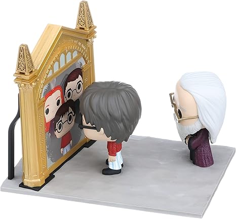 Funko: POP! Moment Harry Potter and Albus Dumbledore with The Mirror Erised, Grow Your Wizarding World Collection Today, Vinyl Collectible, Amazon Exclusive