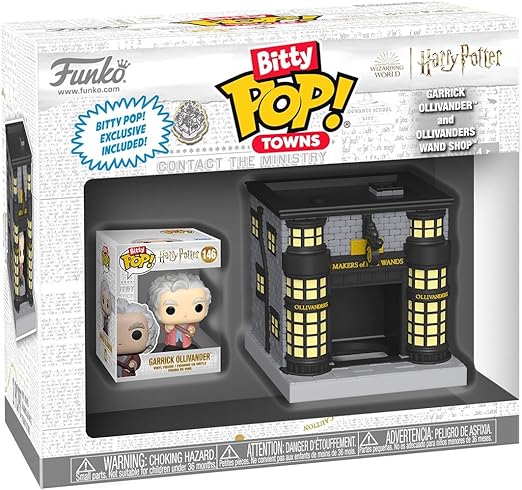 Funko Pop! Bitty Town: Harry Potter - Garrick Ollivander and Ollivander's Wand Shop