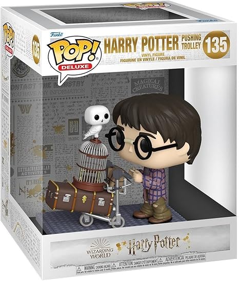 Pop Harry Potter Harry Pushing Trolley Vinyl Figure