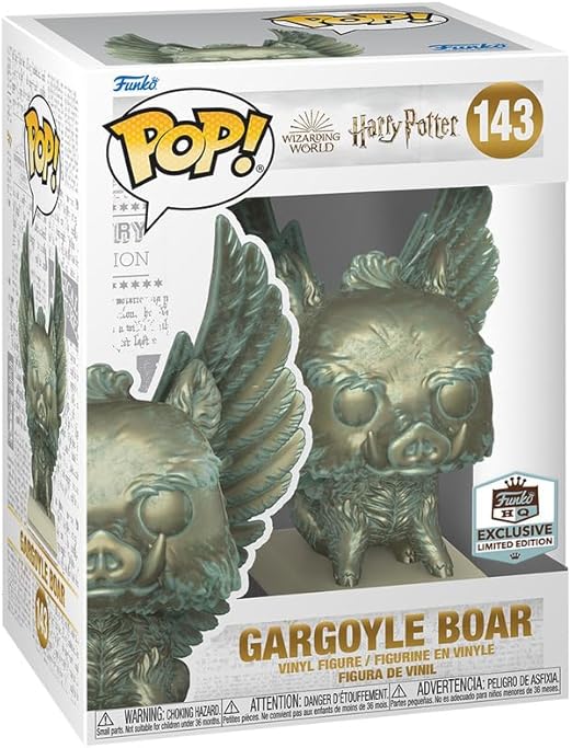 Funko Pop! Movies: Wizarding World Harry Potter - Gargoyle Boar HQ Exclusive #143 ed limitada