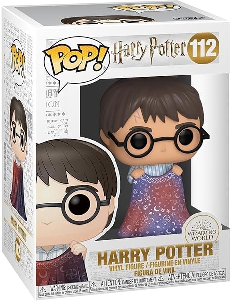 Pop! Harry Potter - Harry Potter Com Capa De Invisibilidade #112 – Funko, Multicor