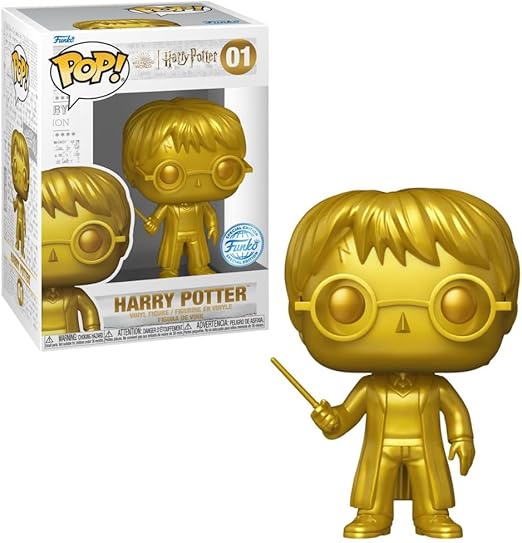 Funko Pop Harry Potter Nº.01 Metálica Gold Edition Edição Especial Exclusiva