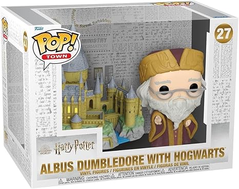 Pop Town Harry Potter Anniversary Hogwarts with Dumbledore Vinyl Figure