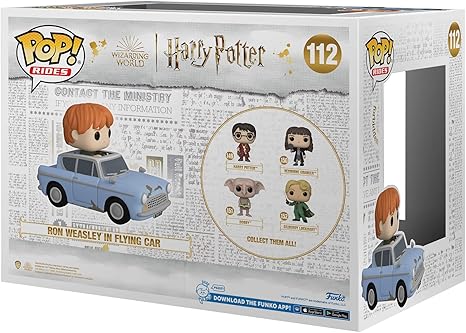 POP RIDES! HARRY POTTER - RON WEASLEY EM CARRO VOADOR #112 - FUNKO