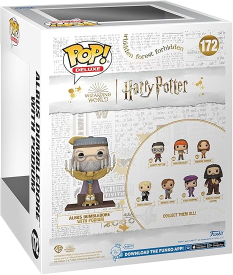 Funko Harry Potter Deluxe Poa - Dumbledore W/Podium