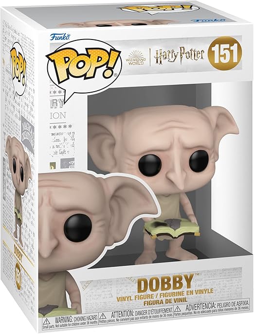 POP! HARRY POTTER - DOBBY SEGURANDO DIÁRIO #151 - FUNKO