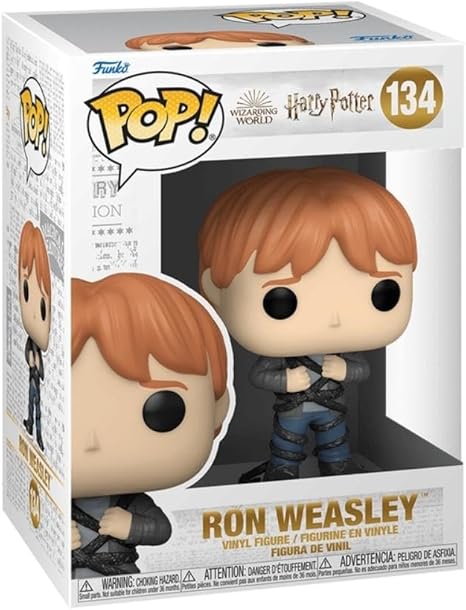Boneco Funko Movies Harry Potter Ron em Armadilha do Diabo