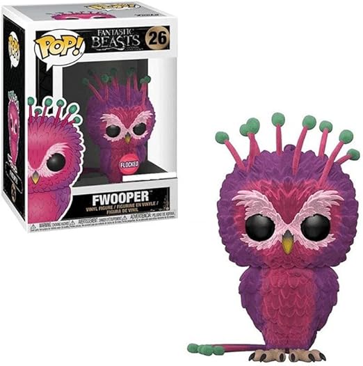 Fwooper 26 Exclusivo Flocked Pop Funko Animais Fantásticos