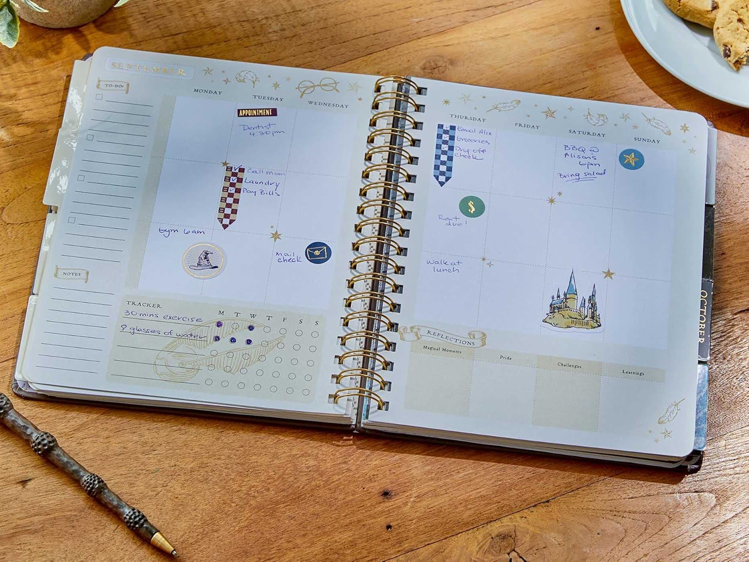 Harry Potter: Hogwarts 12-Month Undated Planner