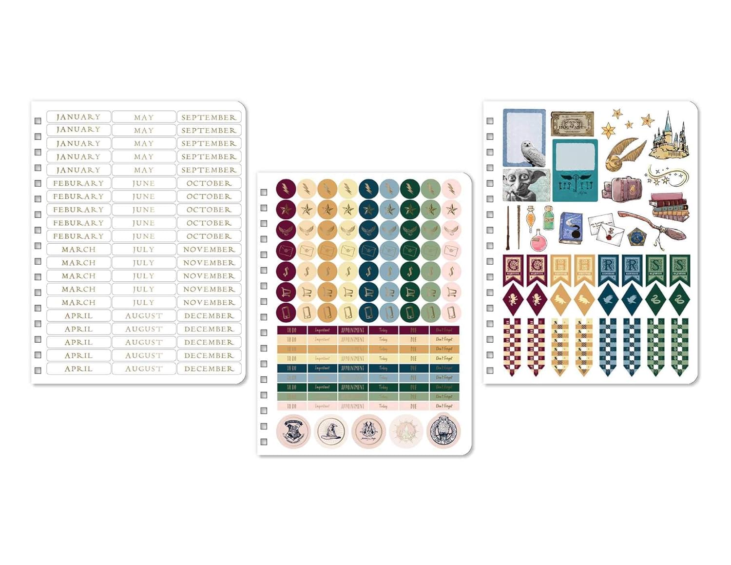 Harry Potter: Hogwarts 12-Month Undated Planner