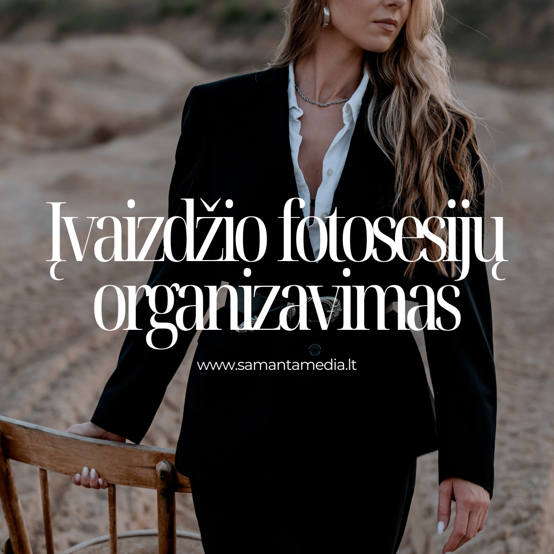 Įvaizdžio fotosesijų organizavimas