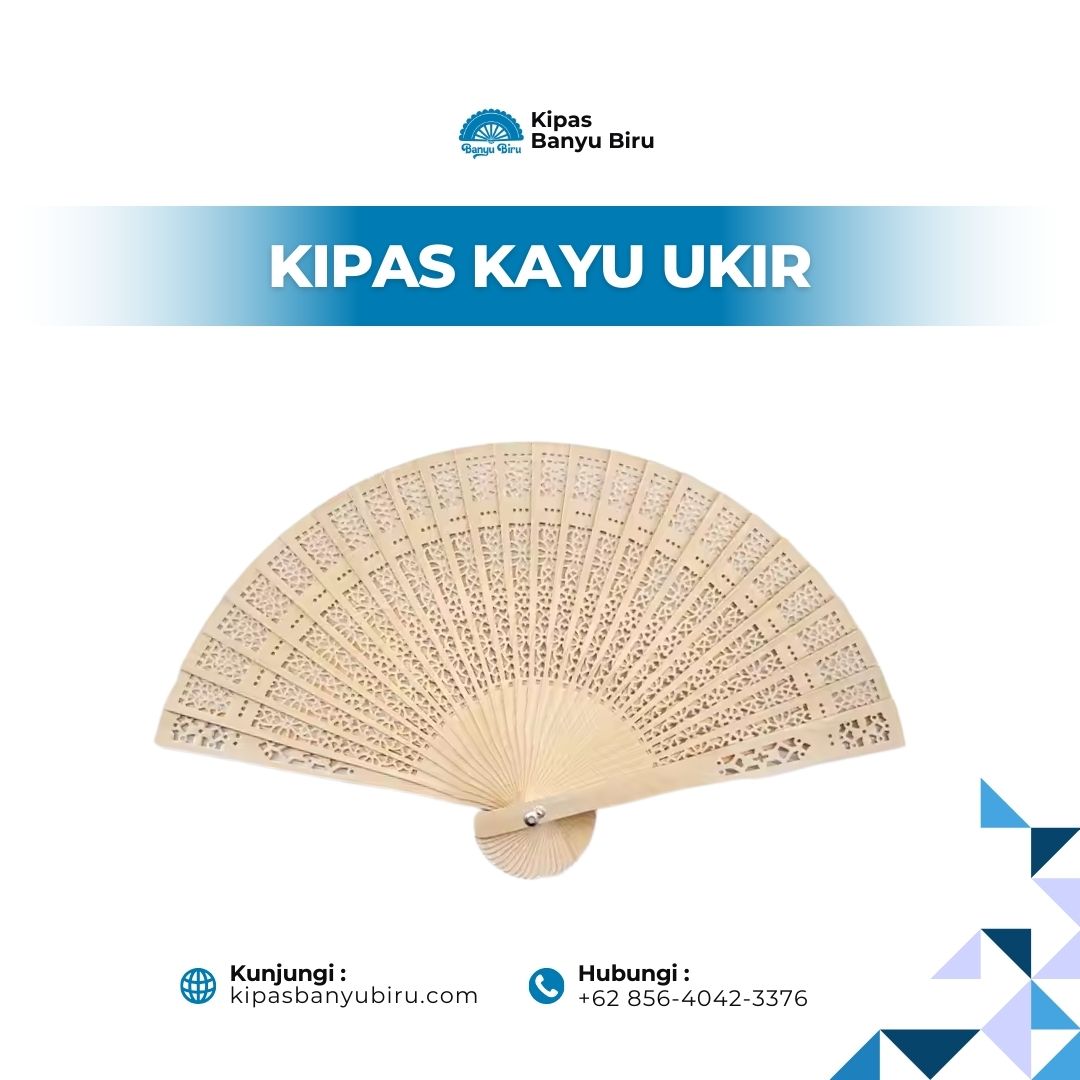 Kipas Kayu Ukir