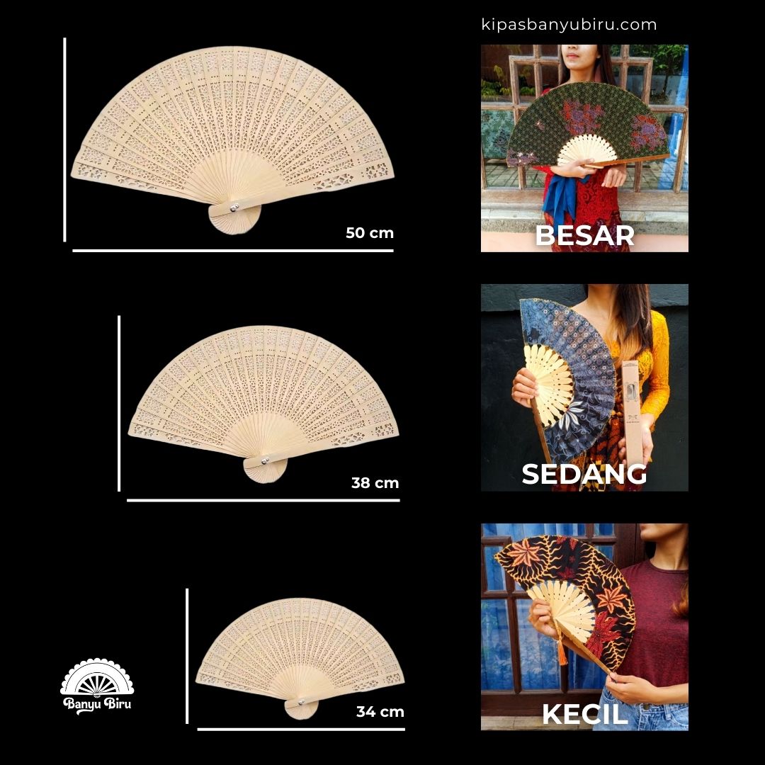 Kipas Kayu Ukir