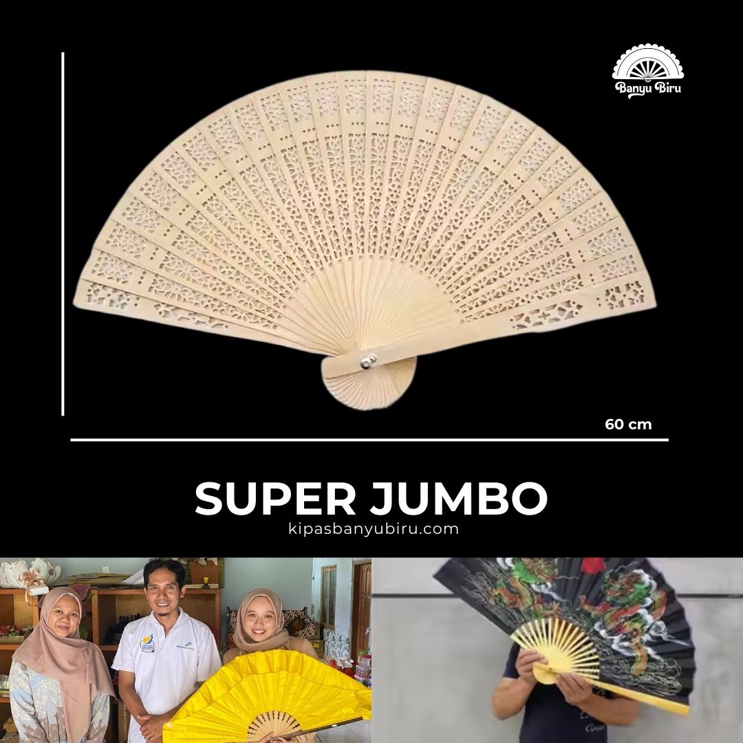 Kipas Kayu Ukir