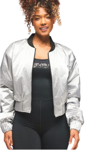 Silver Bomber Jacket
