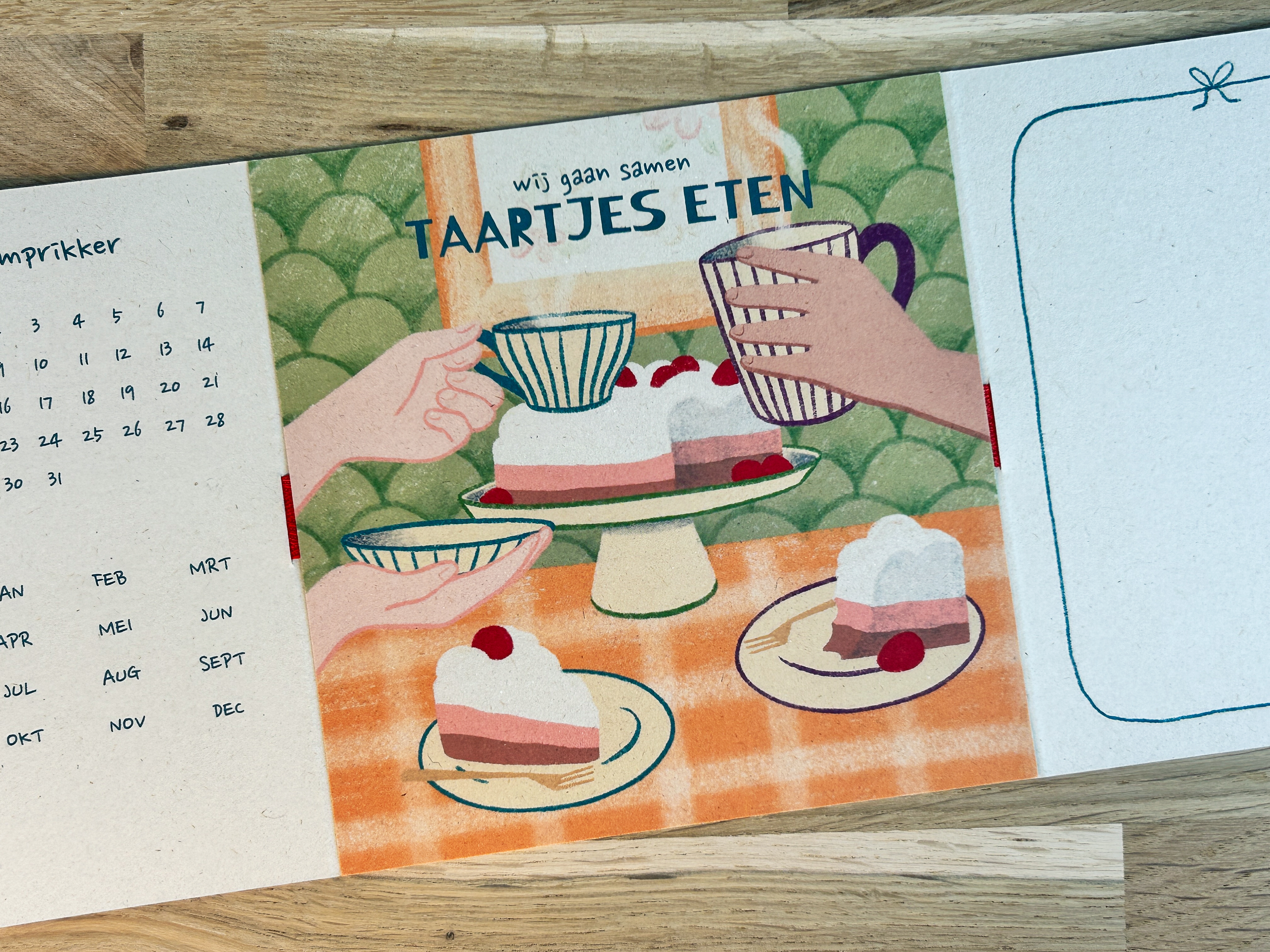 wij gaan samen TAARTJES ETEN