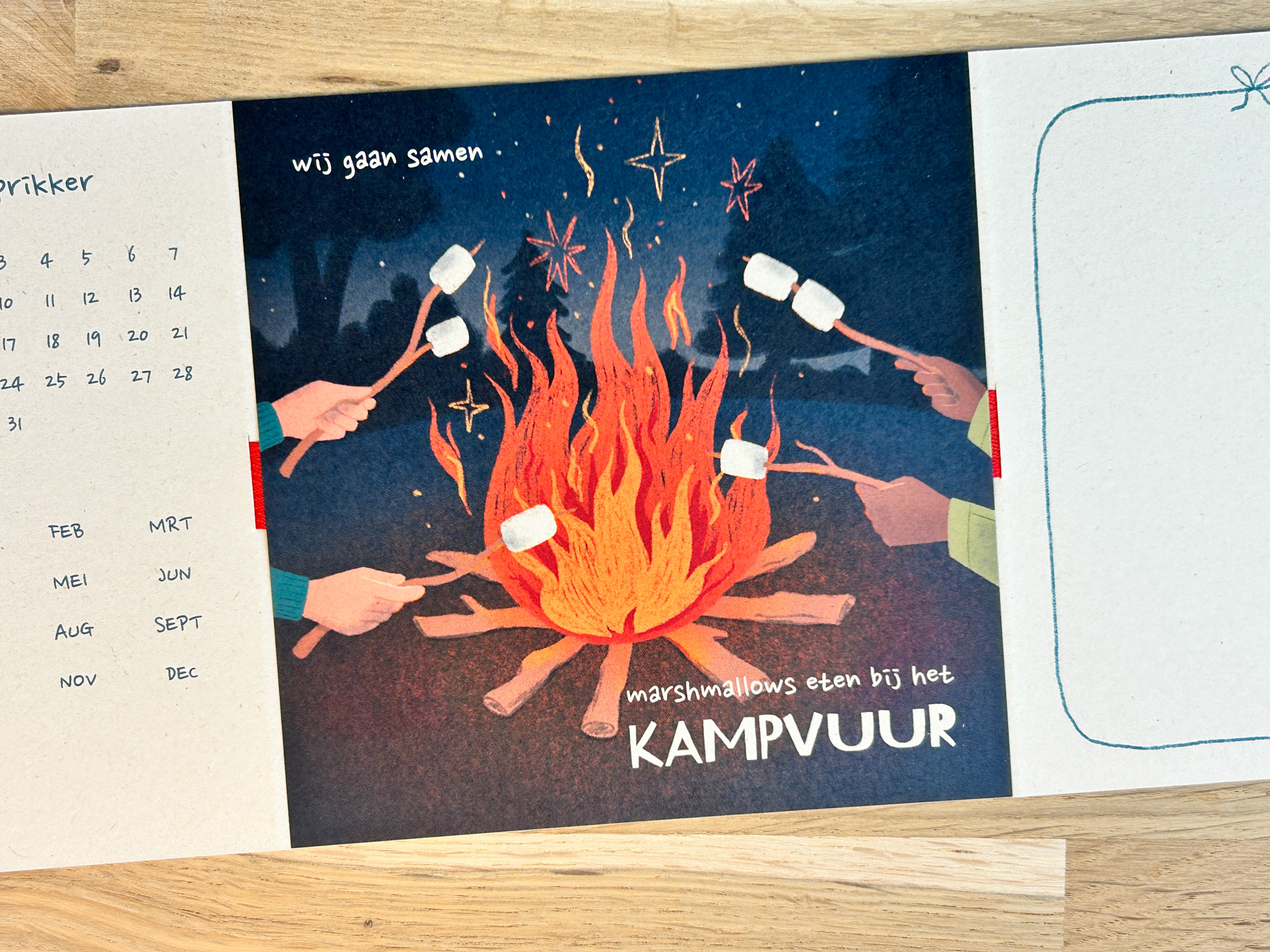 wij gaan samen MARSHMALLOWS eten bij het KAMPVUUR