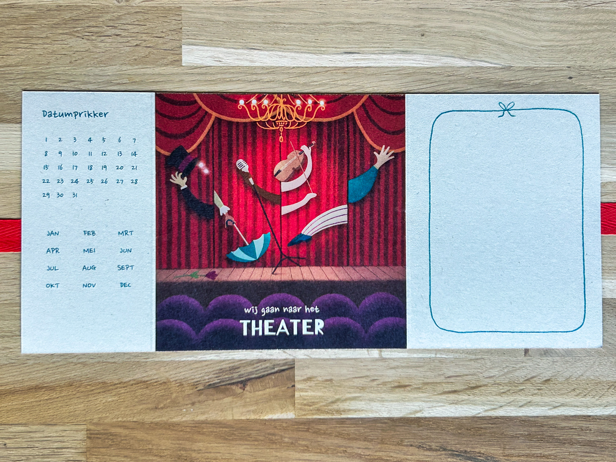 wij gaan naar het THEATER