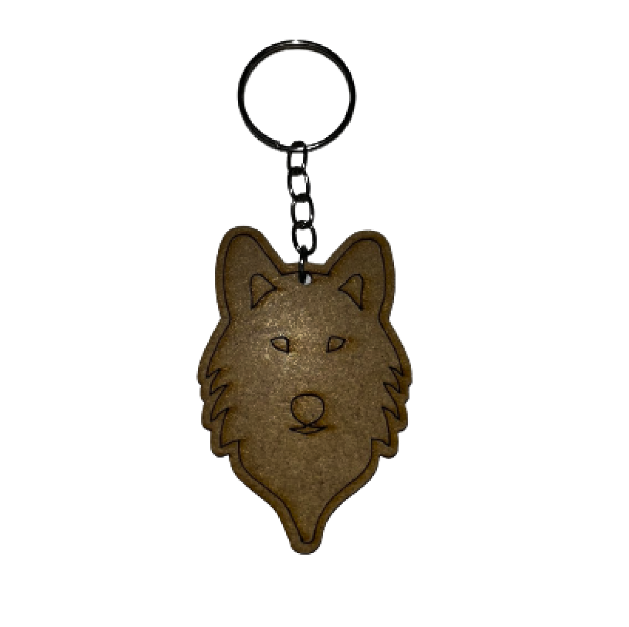 Chaveiro de Madeira - Ramo Lobinho