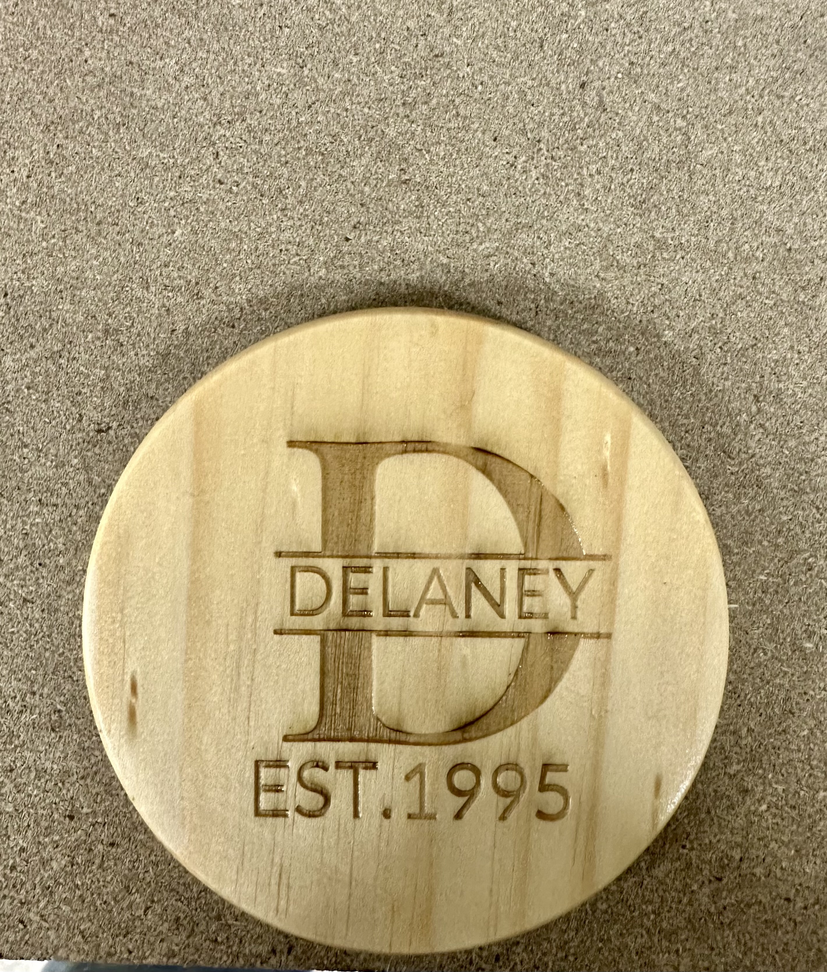 Personalized Wooden Coaster