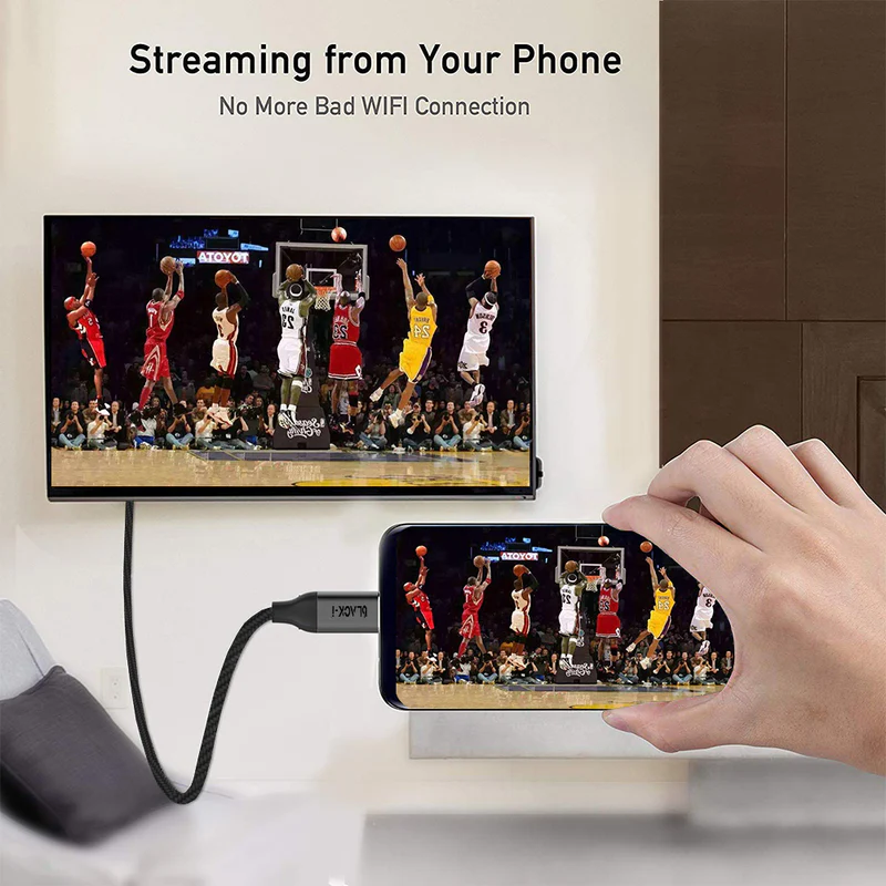 Black-i Type C to HDMI Cable (1.8m) – 4K Ultra HD Connectivity