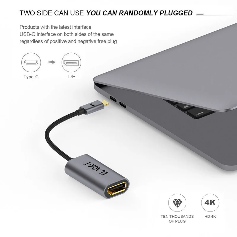 Black-i USB-C to DisplayPort 4K Converter