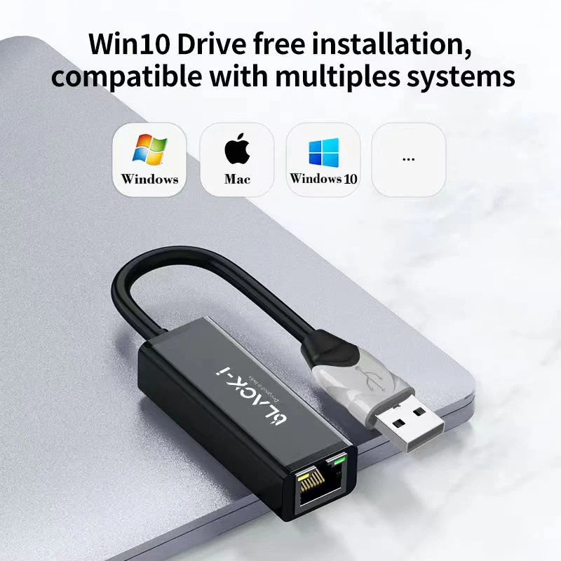 Black-i USB 2.0 to LAN 10/100 Mbps Converter