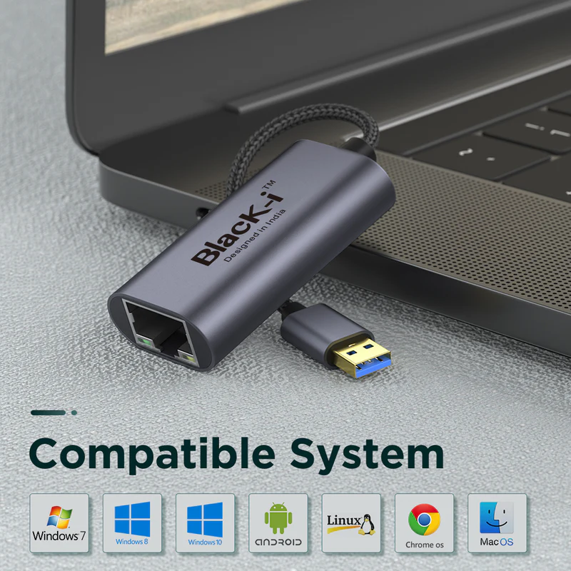 Black-i USB 3.0 to Gigabit Lan Converter