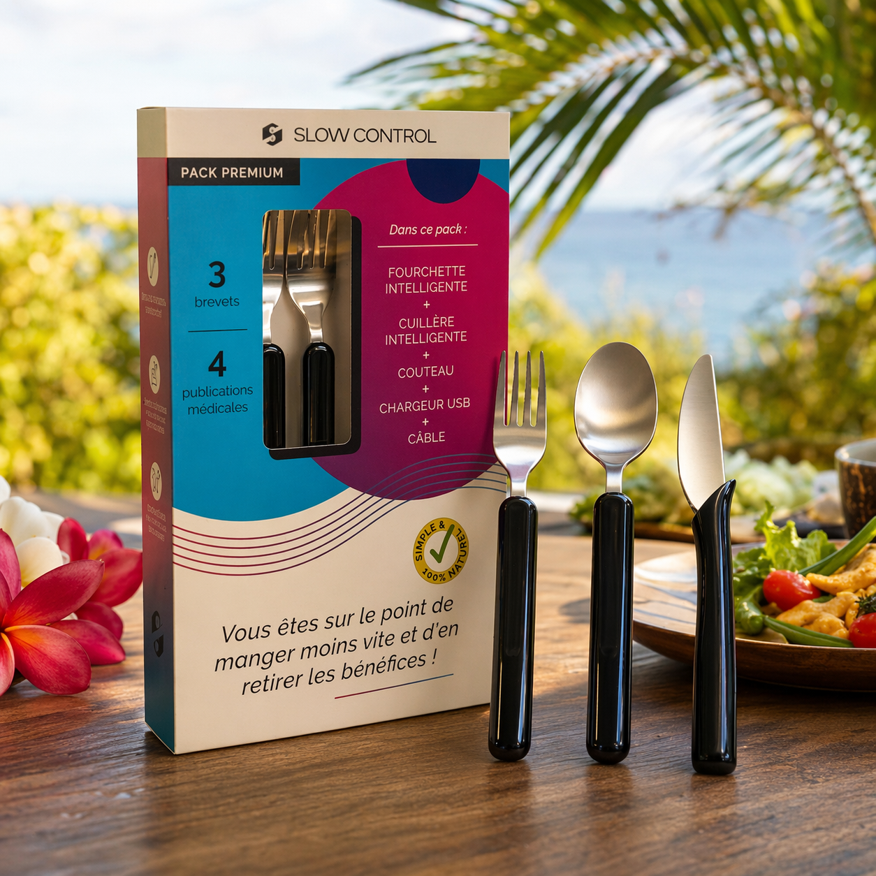 Couverts connectés brevetés