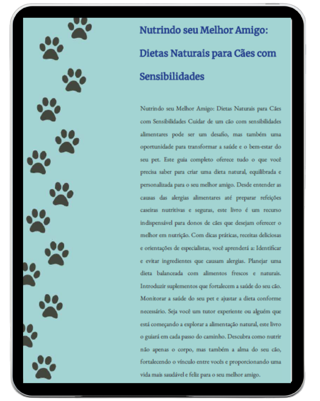 Nutrindo seu Melhor Amigo: Dietas Naturais para Cães com Sensi