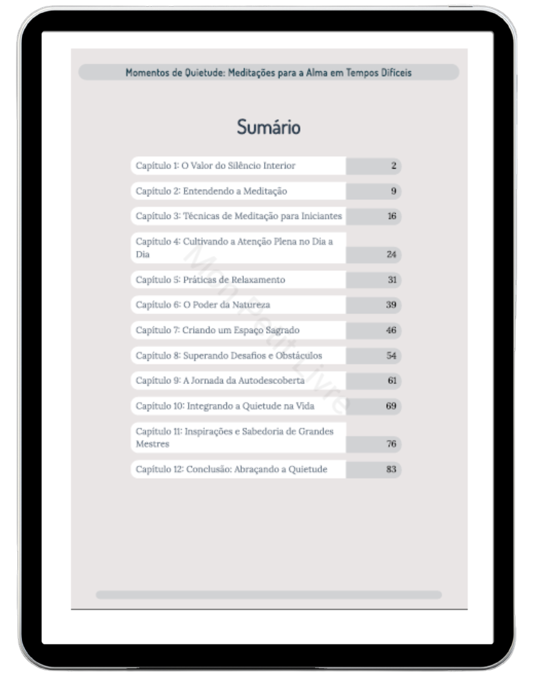 Momentos de Quietude: Meditações para a Alma em Tempos Difíceis