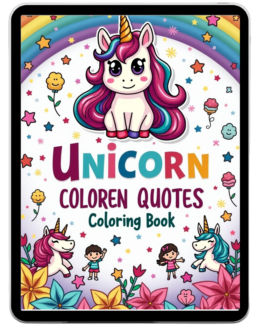 Unicorn Coloring Book
