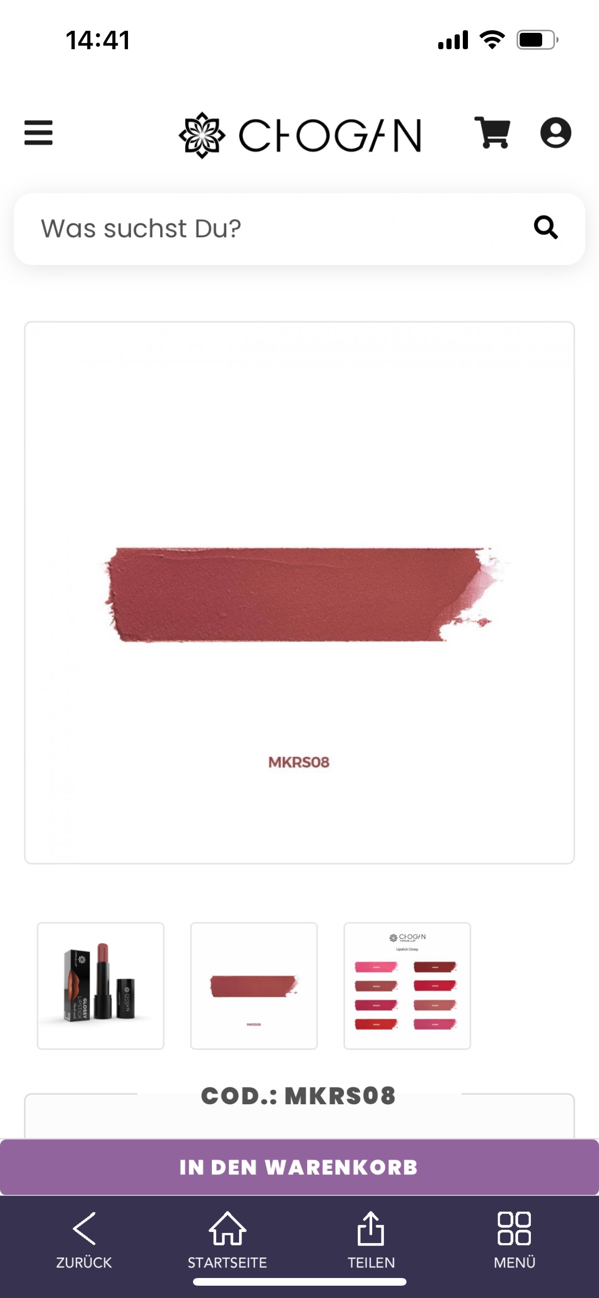 Chogan Lipstick Glossy 