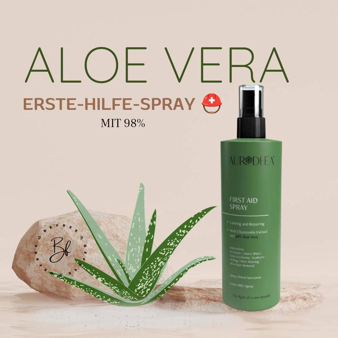 Erste Hilfe Spray mit 98% Aloe Vera 150 ML CR23B