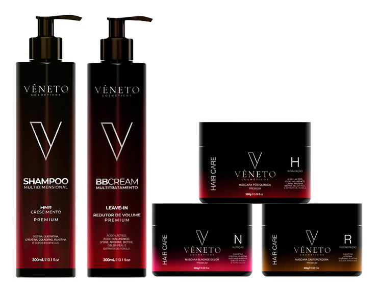 Kit Cronograma Capilar Completo Vêneto