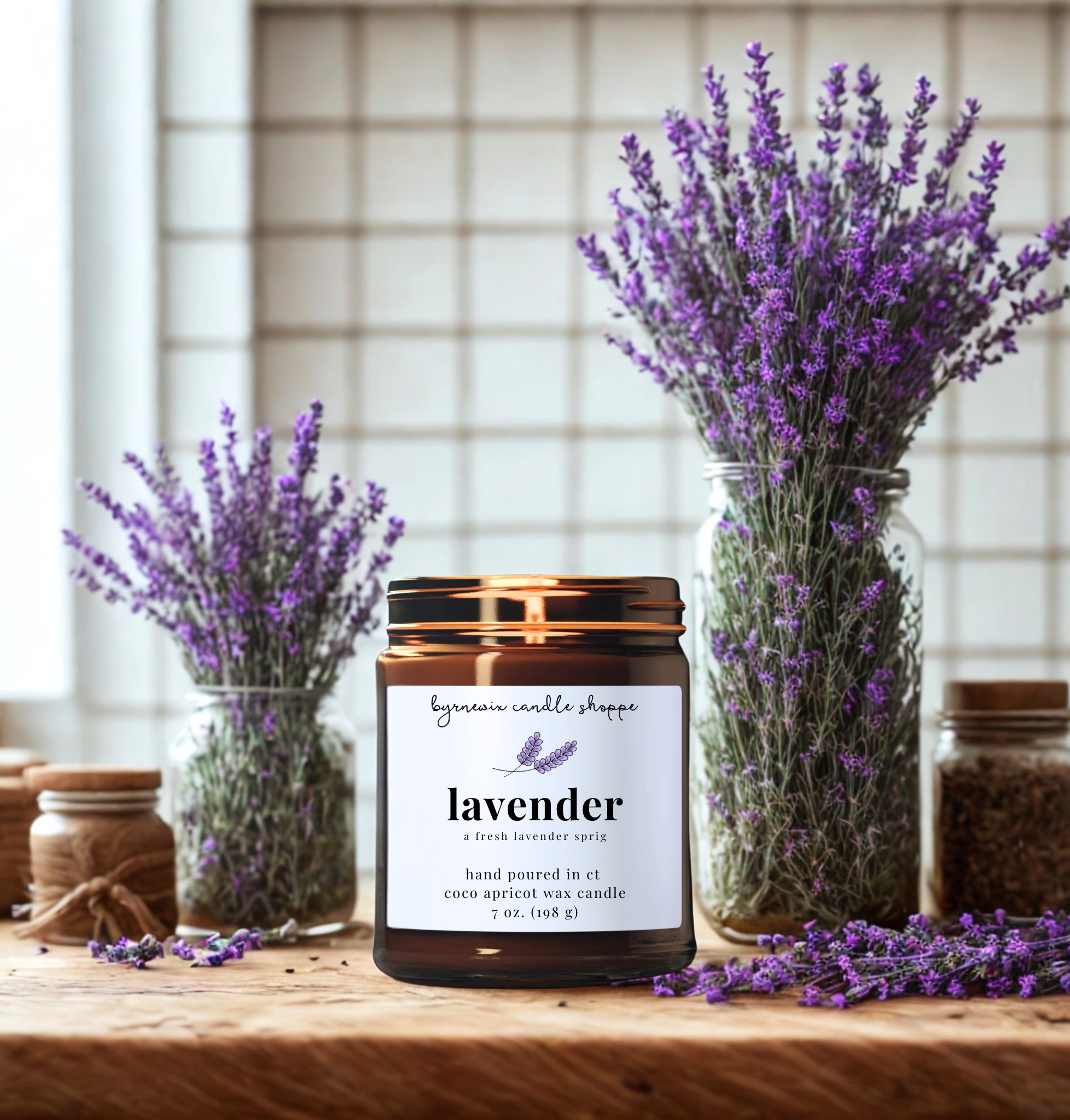 Lavender Scented Candle