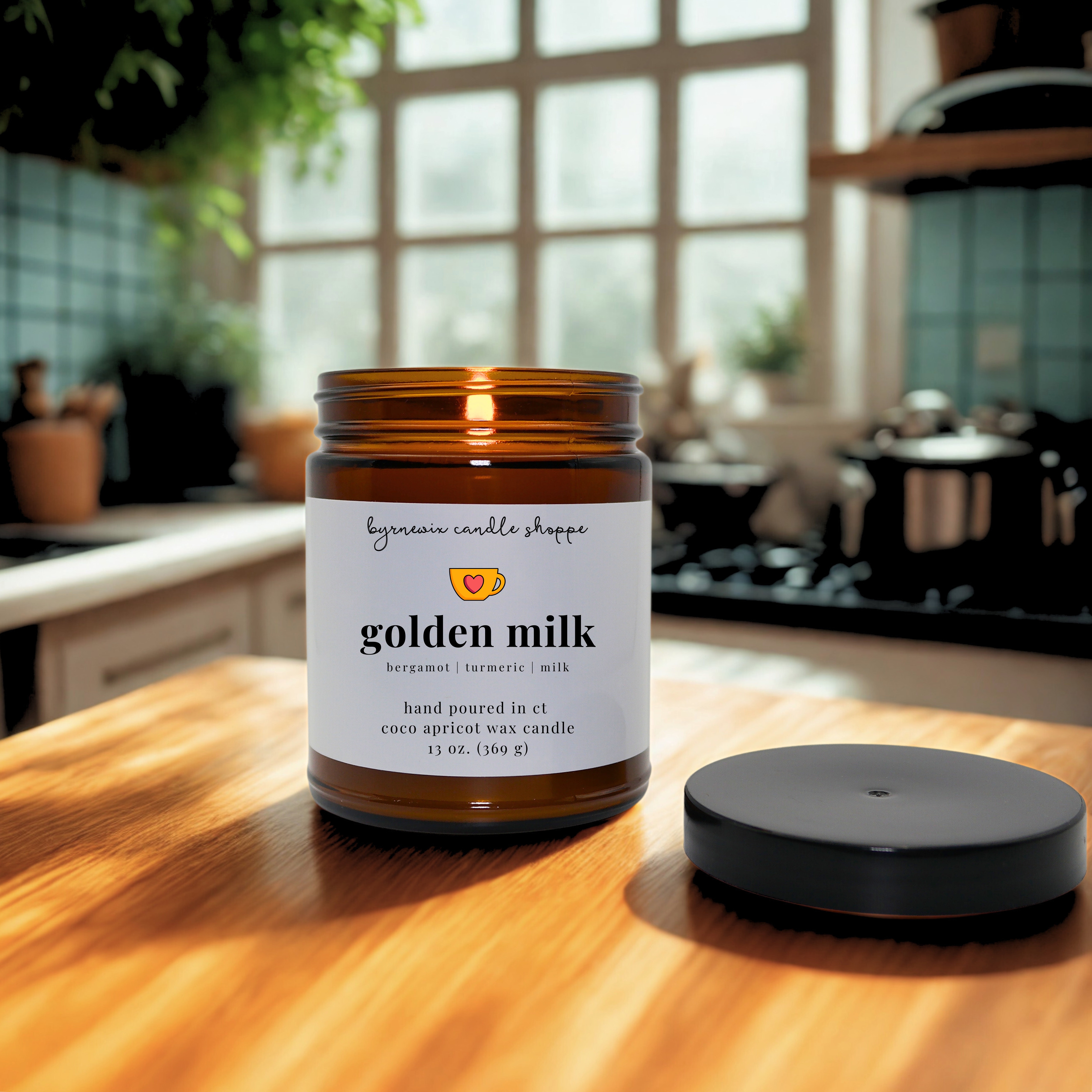 Golden Milk Scented Candle