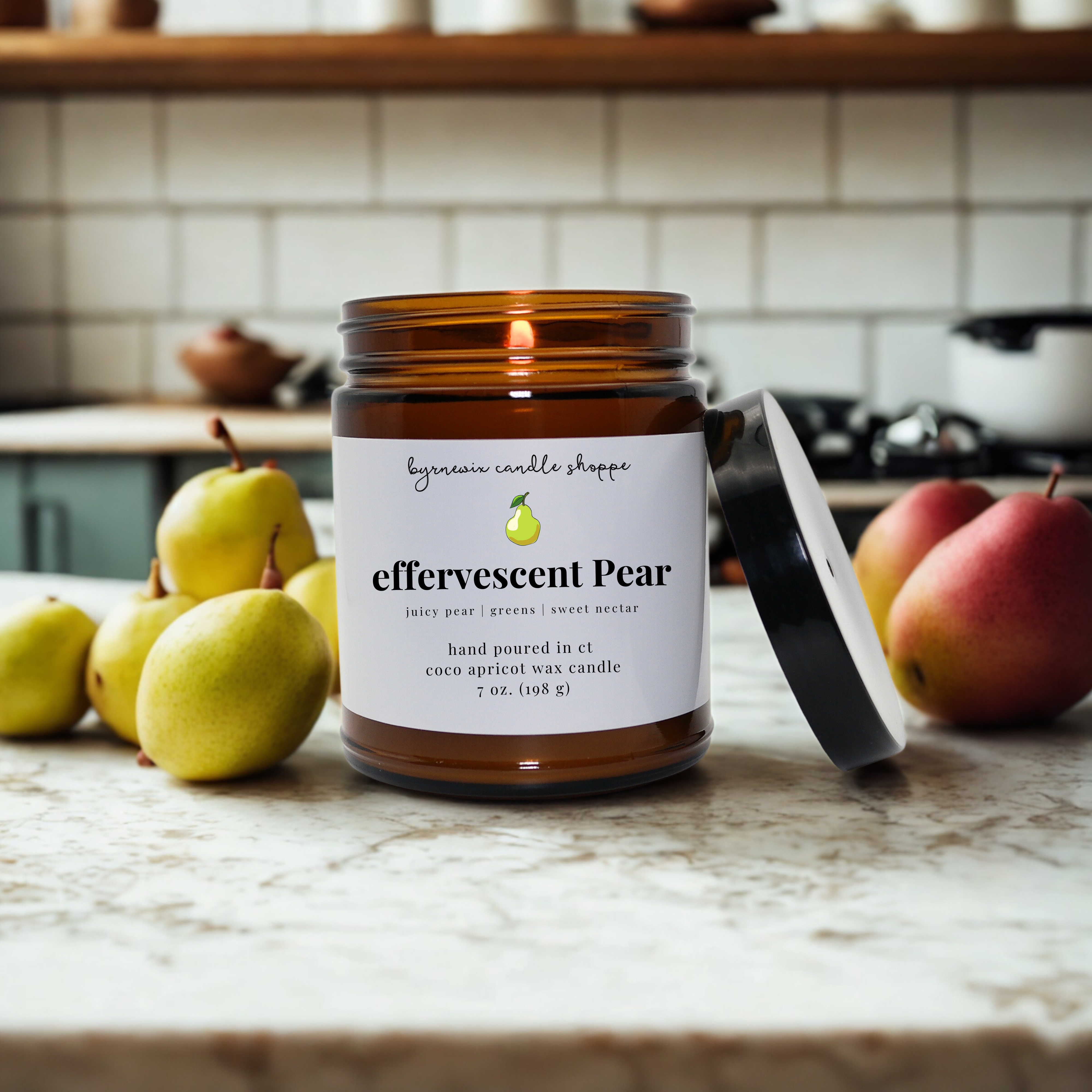 Effervescent Pear Scented Candle