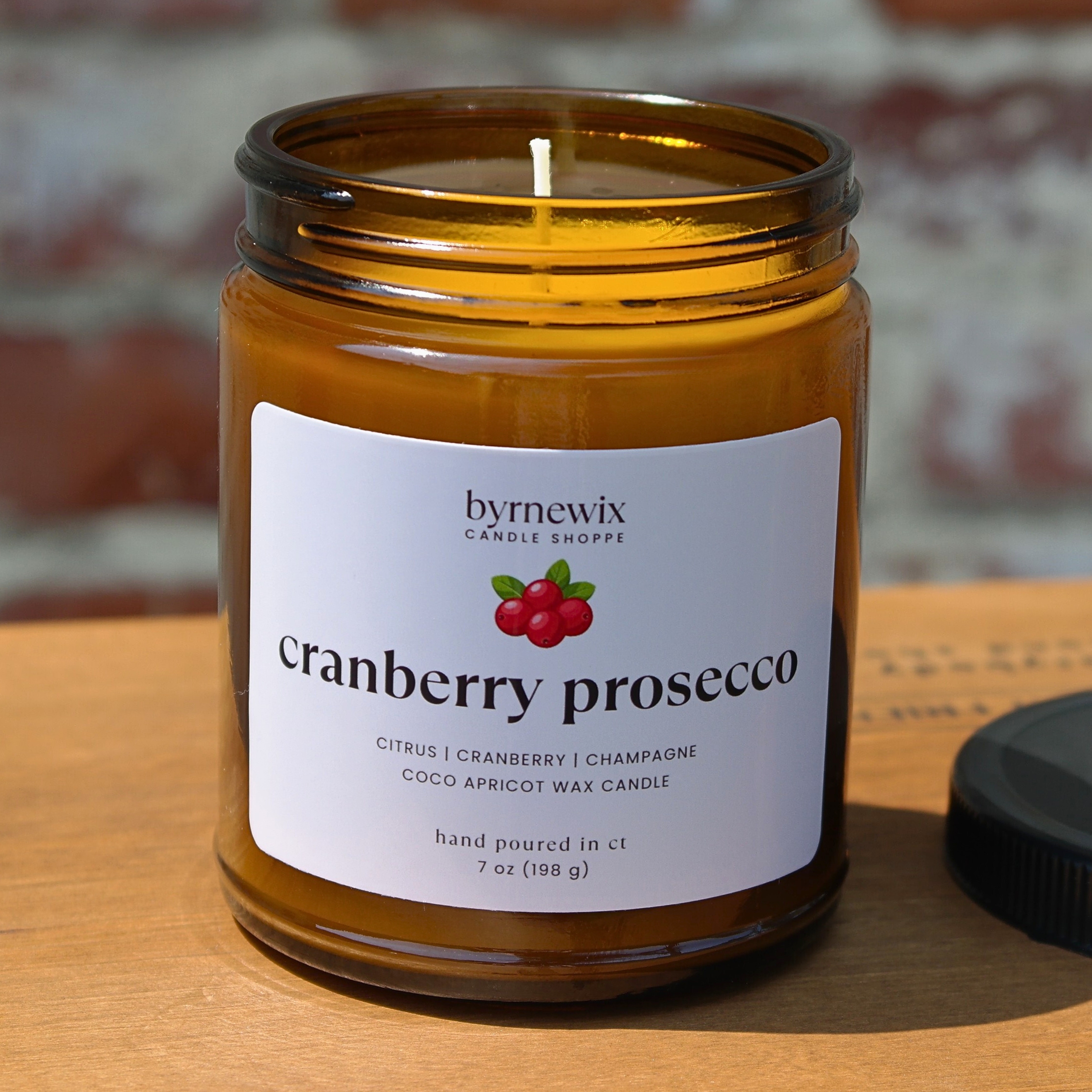 Cranberry Prosecco Scented Candle