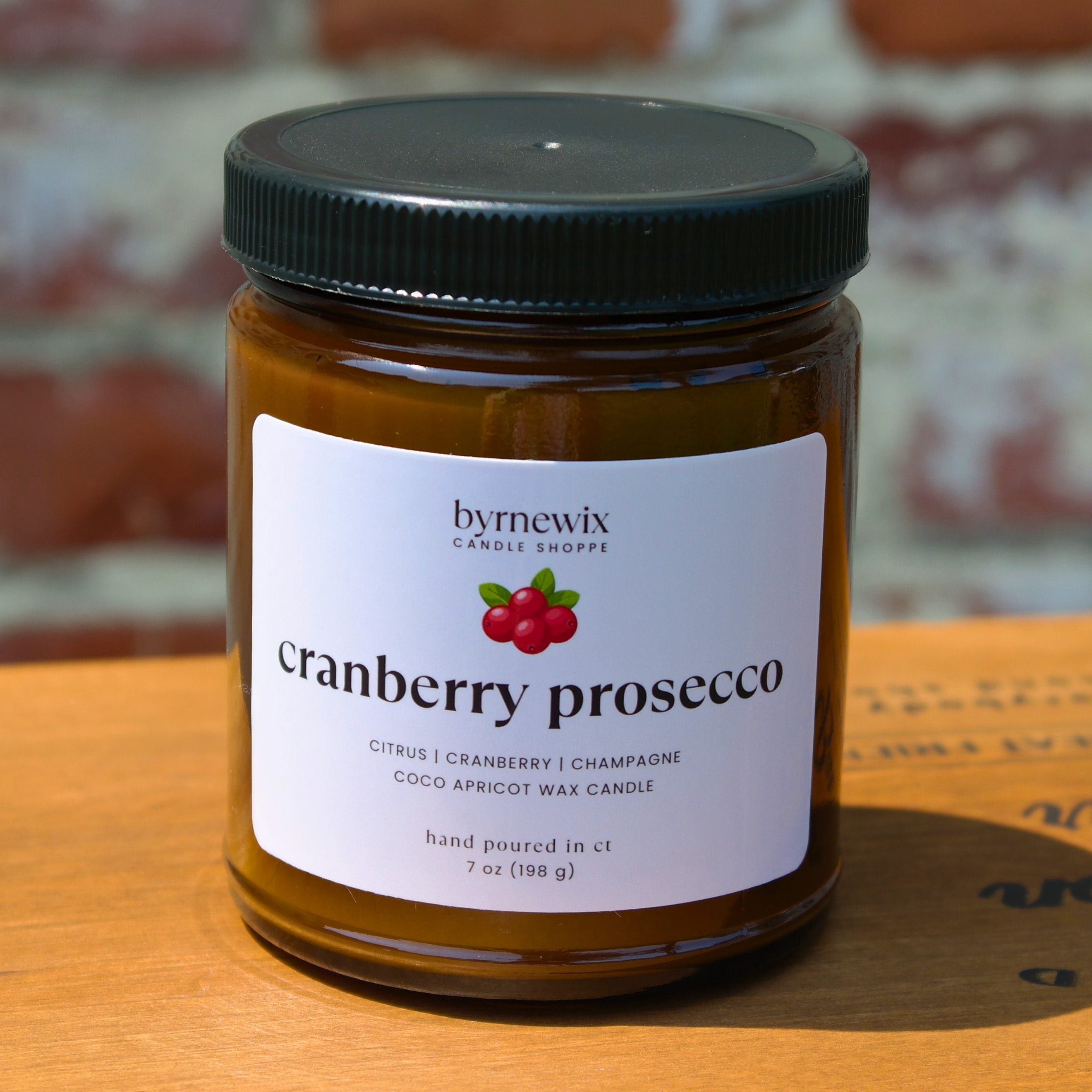 Cranberry Prosecco Scented Candle