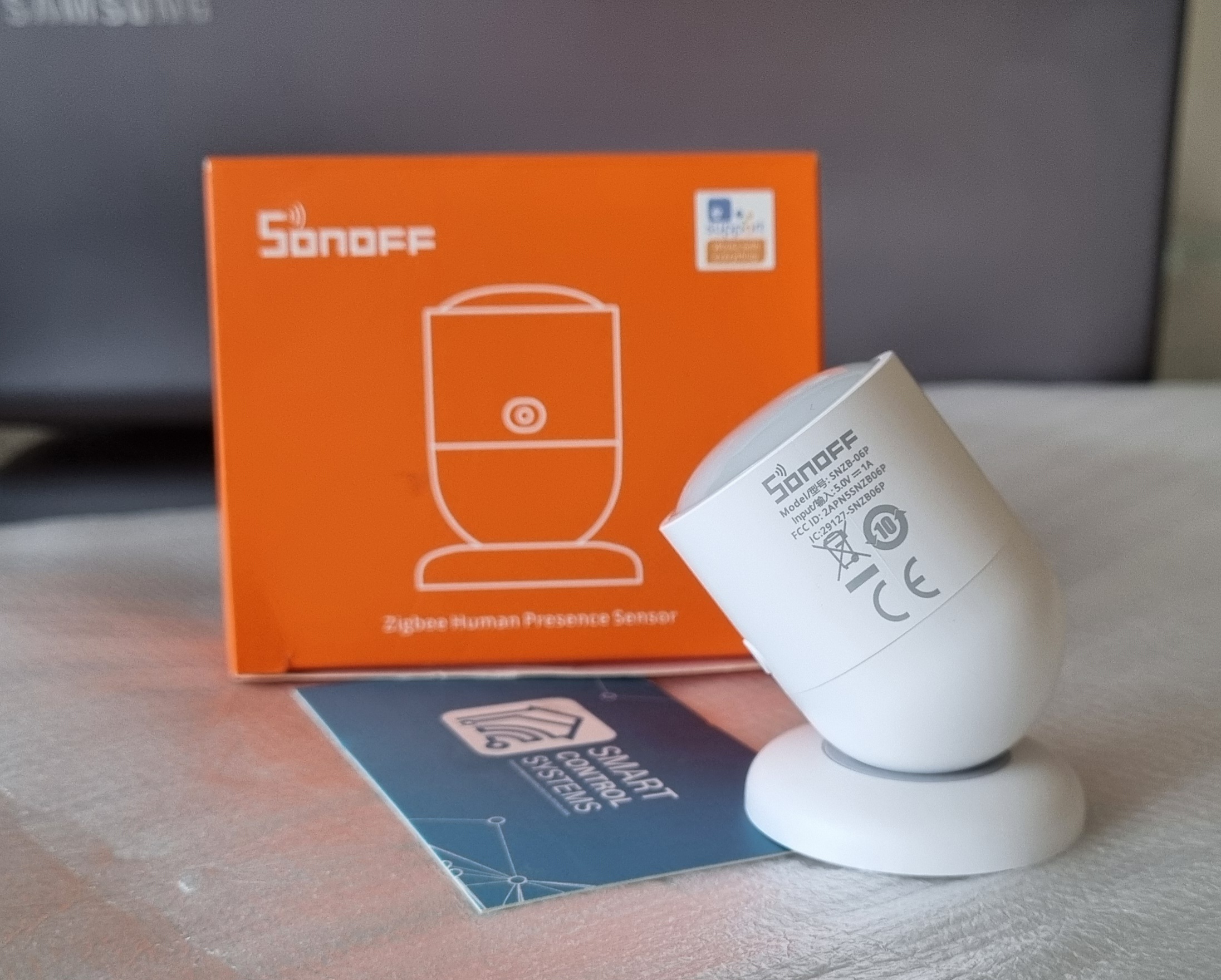 Sensor de Presencia Humana Sonoff Zigbee
