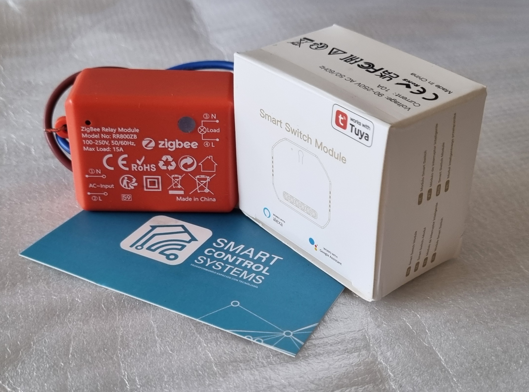 Relé inteligente Zigbee (15A)