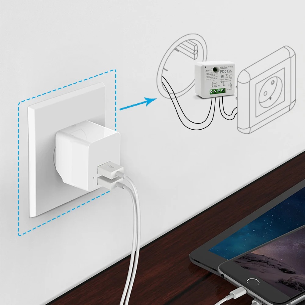 Relé inteligente Zigbee (15A)