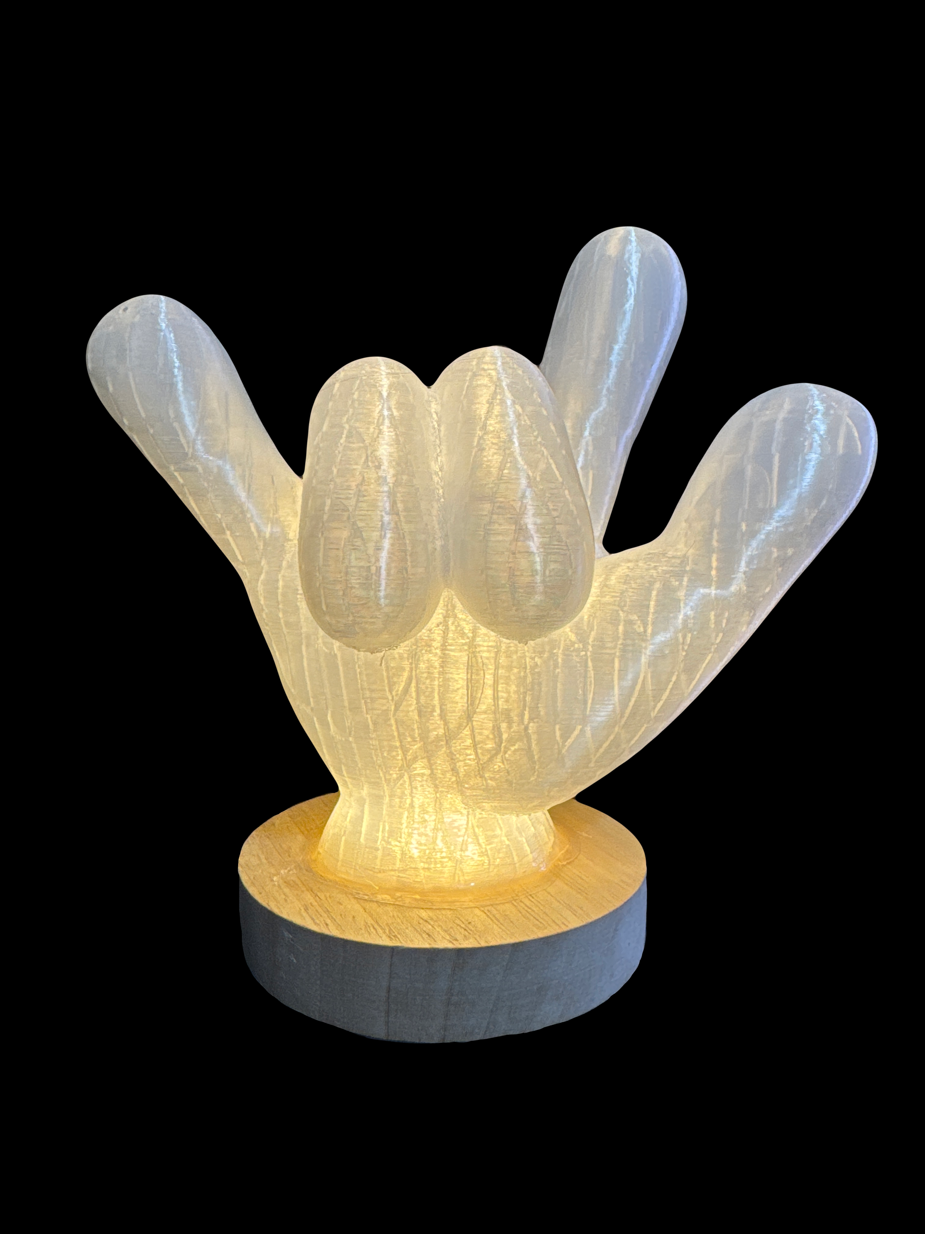 Custom 3D ILY Bedroom / Office Lamp