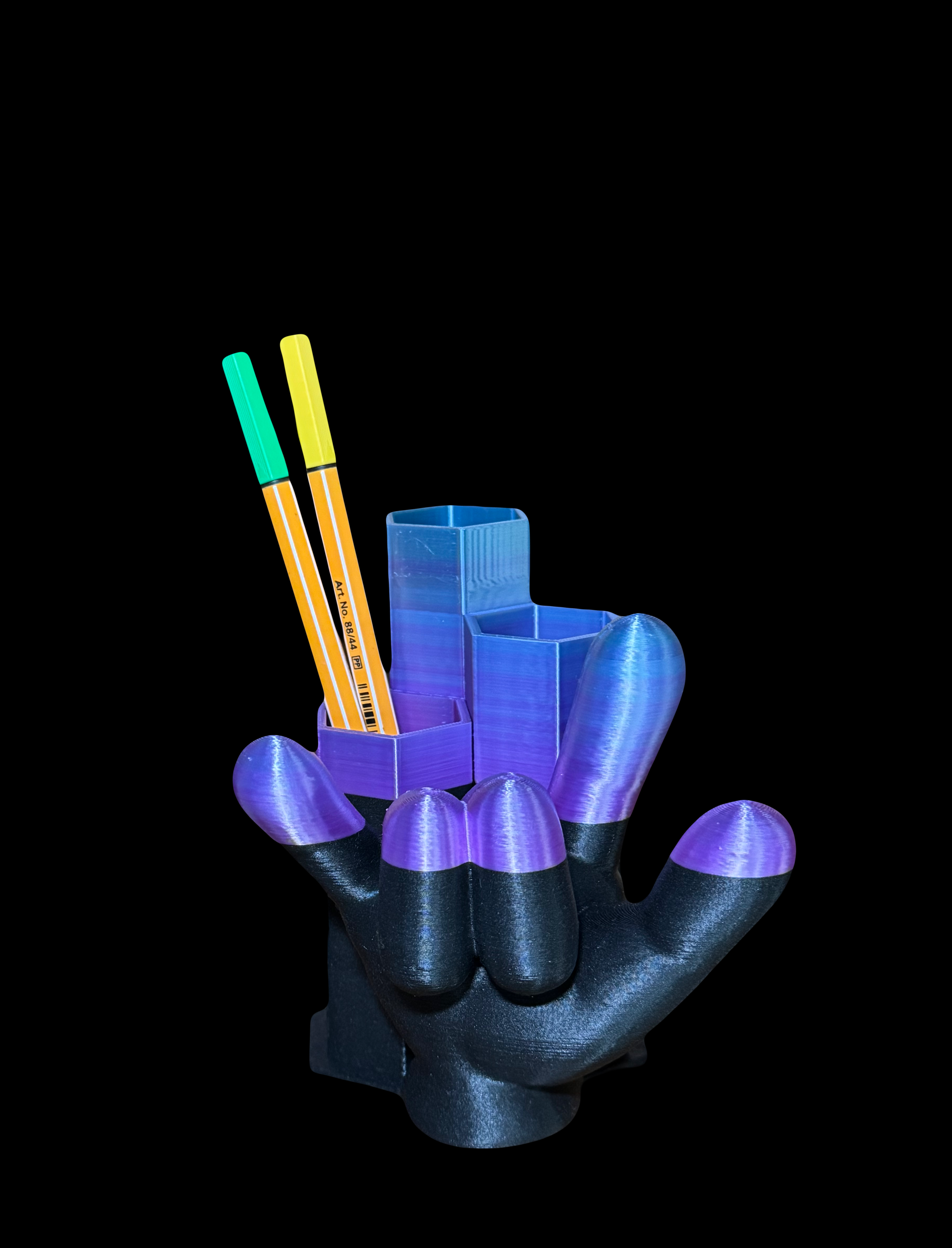 Custom ILY Pen/ Pencil Holder for Office, Home and Art Studio.