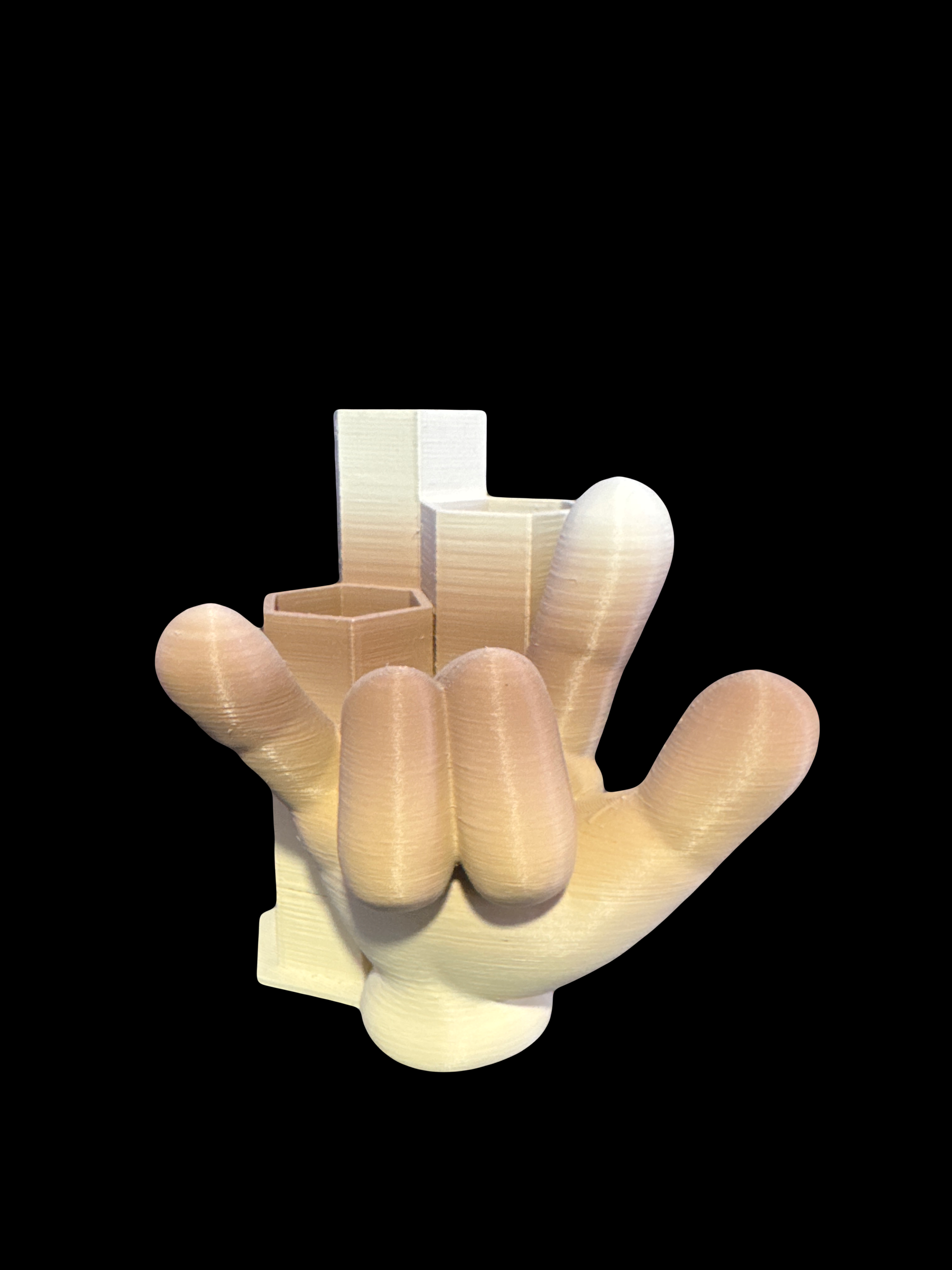 Custom ILY Pen/ Pencil Holder for Office, Home and Art Studio.