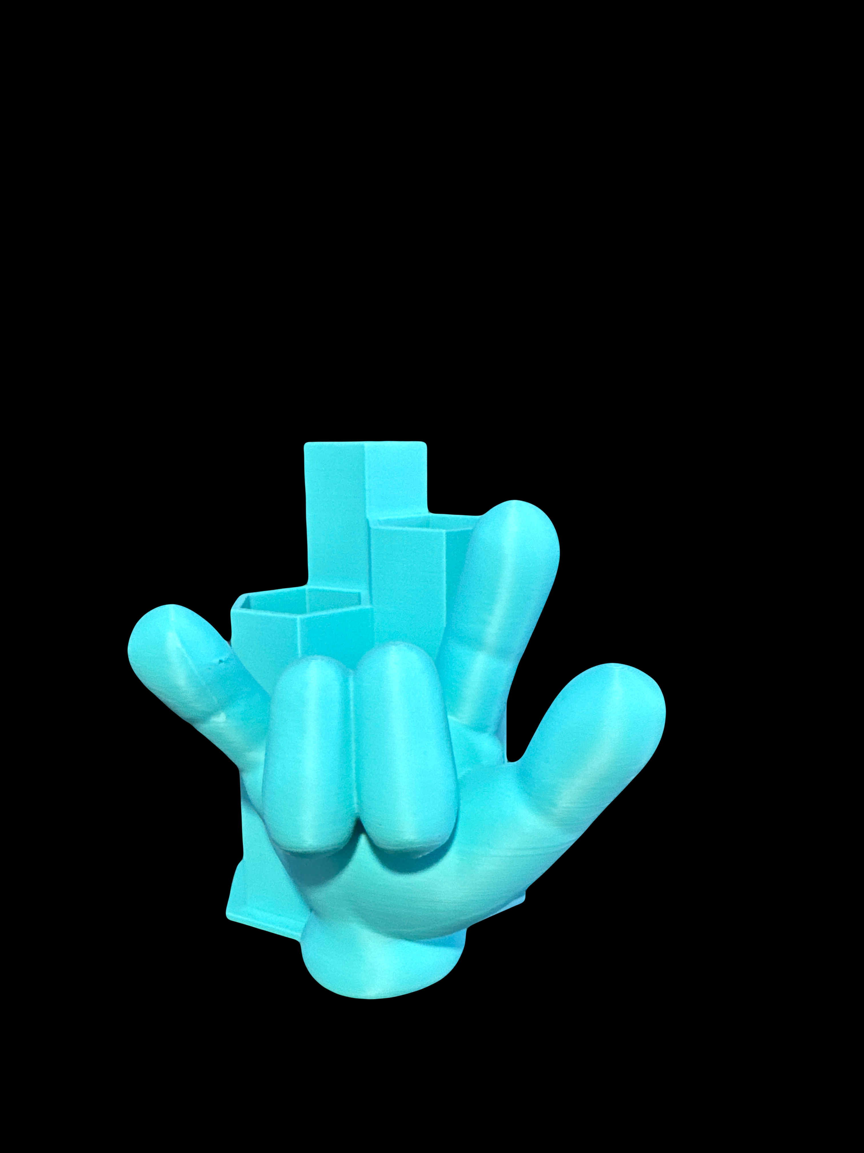 Custom ILY Pen/ Pencil Holder for Office, Home and Art Studio.